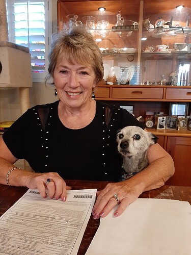 signing with the dog